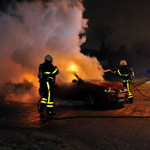 Autobrand op de Kleurlaan Zoetermeer