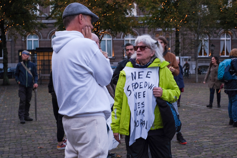 Grote Opkomst Bij Demonstratie Tegen Spoedwet Plein Den Haag