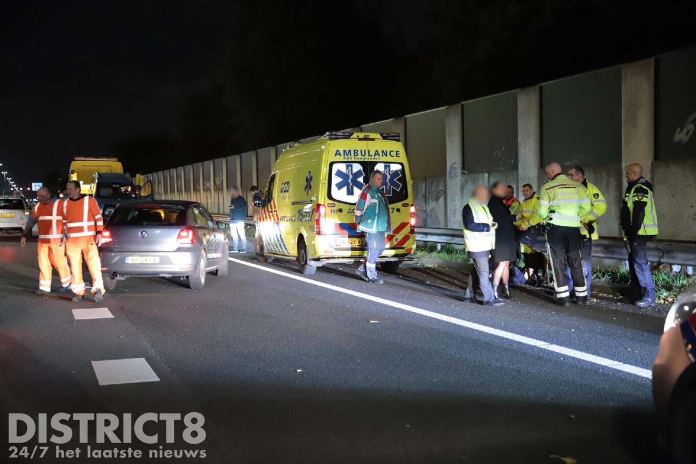 Veel Schade Na Ongeval Op Snelweg A Delft District Net