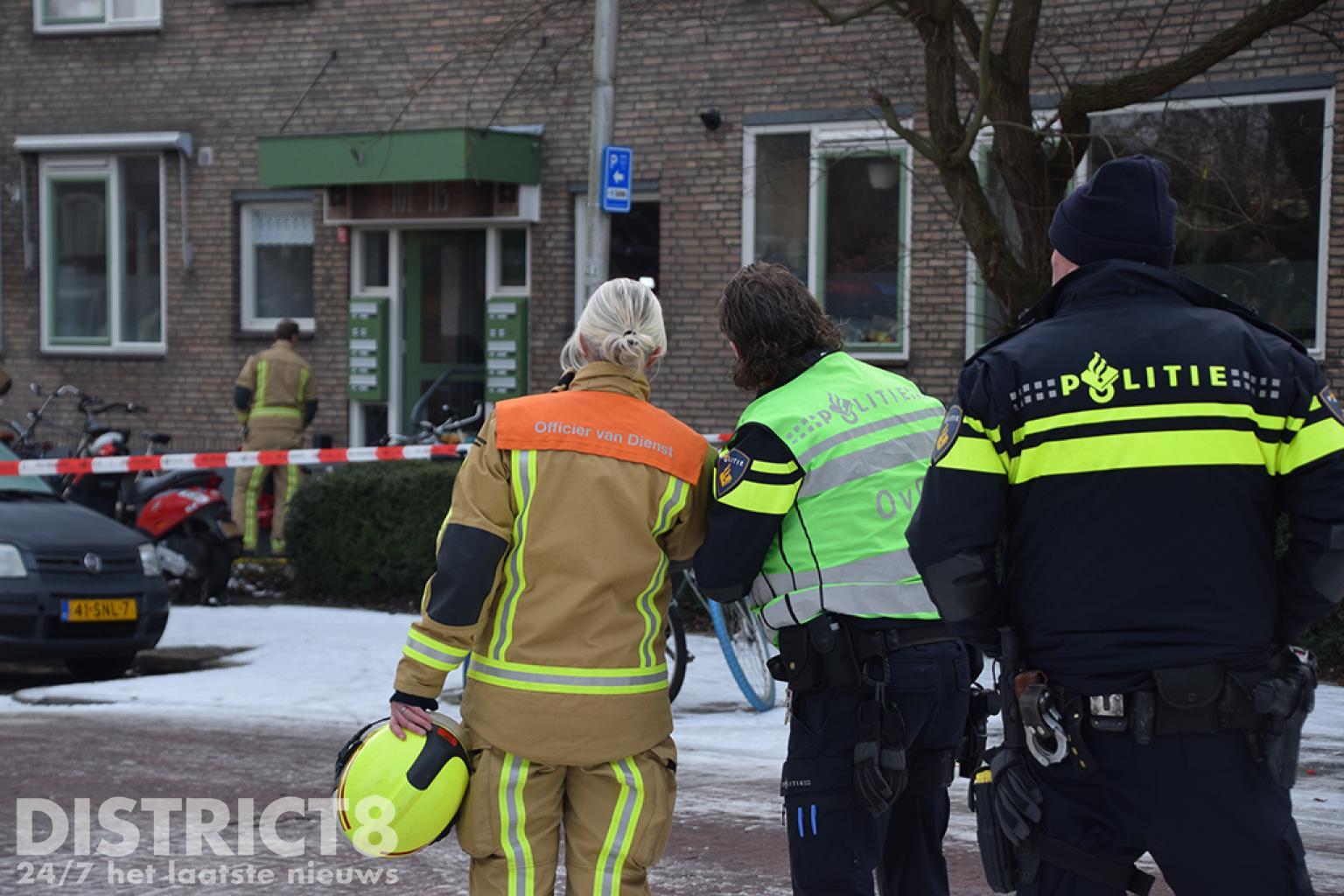 Veel Rook Bij Keukenbrand Frank Van Borselenstraat Delft District Net