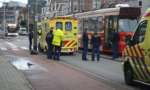 Ongeval Tram vs Voetganger (5)