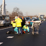 Verkeerschaos na ongeval A20