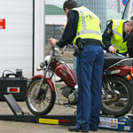 Bromfietscontrole Engelsestraat Delft