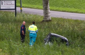 2 september Auto nummer … uit de bocht in sloot
