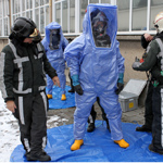 Ontruiming na ongeval met gevaarlijke stof Arent Vinckstraat Schiedam