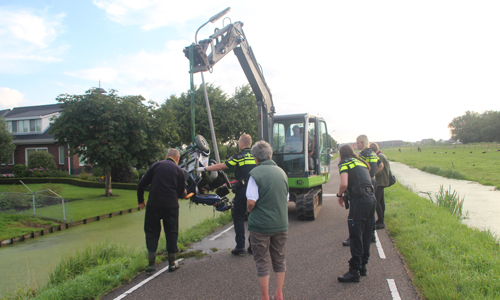 30 juli Man raakt met scootmobiel te water Bermweg Nieuwerkerk aan den IJssel