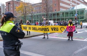 Protest tegen klimaatbeleid op de Prins Clauslaan Den Haag