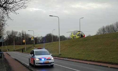 3 februari Gewonde bij aanrijding tussen personenauto en fietser Sportlaan Gouda