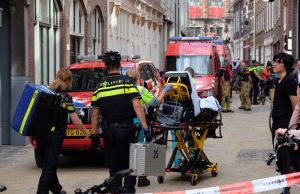 Gewonde door incident met vloeistoffen Nieuwstraat Den Haag