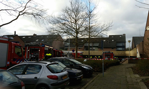 31 december Woningen ontruimd na brand Tichelberg Zoetermeer