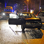 Kop-staartaanrijding Voorhoflaan Leiderdorp