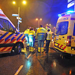 Aanrijding op kruising Haagweg/Churchilllaan Leiden