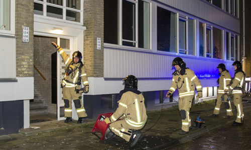 15 april Brand in portiekflat Vlaardingen