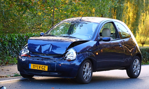 18 oktober Eèn gewonde bij kop-staart aanrijding Provincialeweg West Haastrecht