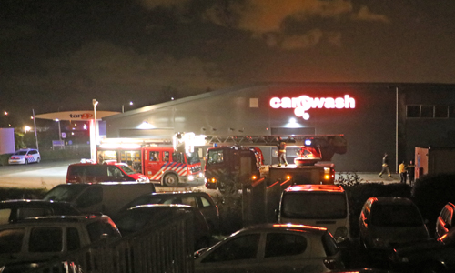 17 november Opnieuw brand in autowasstraat Kouwe Hoek Waddinxveen