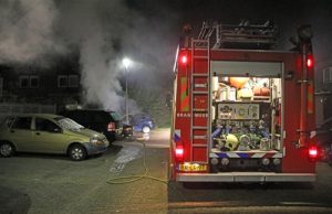 18 november Auto en brommobiel uitgebrand Groenlust Gouda
