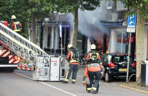 Grote brand in loungebar blijkt brandstichting Vredebest Gouda