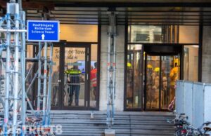 Man krijgt onbekende stof/vloeistof over zich heen Marconistraat Rotterdam