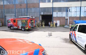 Accubrand zorgt voor inzet brandweer Schieweg Delft