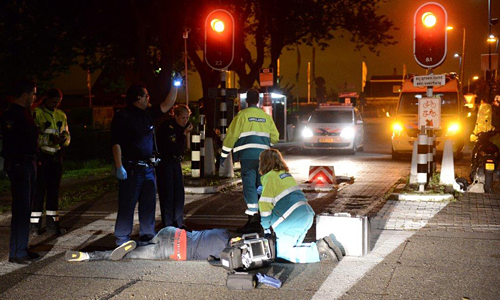 17 augustus Fietser gewond bij valpartij Vierde Stationsstraat Zoetermeer