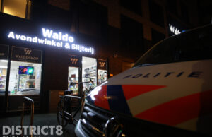 Overval op avondwinkel Waldo Waldorpstraat Den Haag