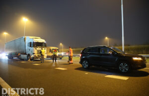 Veel vertraging na kop-staart aanrijding met vrachtwagen A4 Schipluiden