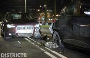 Inzittende van auto gewond bij aanrijding Almeloplein Den Haag