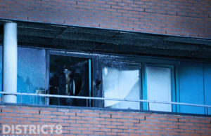 Flinke schade na brandstichting woning Oude IJsbaan Delft