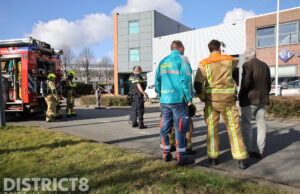 Hulpdiensten ingezet door gevallen barometer in veilinghuis Oder Den Haag