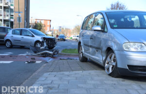 Flinke schade en twee gewonden bij zoveelste aanrijding Meppelweg Den Haag