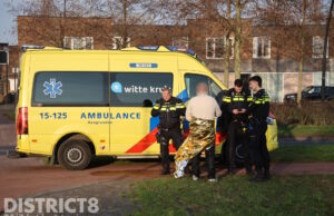 Vader redt kindje uit het water Laan van Wateringseveld Den Haag