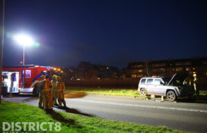 Gewonde bij aanrijding tussen twee auto’s Singel Den Haag