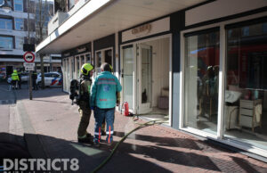 Medewerker van welnesscentrum gewond bij brand Damplein Leidschendam