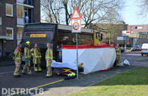 58-jarige vrouw overleden na ongeval met vrachtwagen Spinozalaan Voorburg