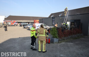 Brand in meterkast van bedrijfspand Westvlietweg Den Haag