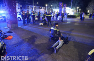 Drie aanhoudingen en gewonde bij vechtpartij Meester P. Droogleever Fortuynweg Den Haag
