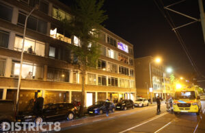 Meerdere gewonden na felle buitenbrand Escamplaan Den Haag