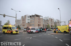 Meerdere gewonden en veel schade na aanrijding Binckhorstlaan Den Haag