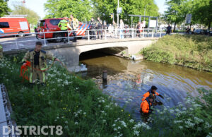 Brandweer doorzoekt water na vermissing Sint Jorisweg Delft