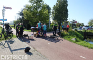 Fietser gewond na aanrijding met scooter Oostlandpad Pijnacker