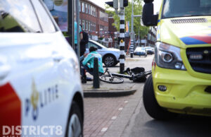 Aanrijding tussen vrachtwagen en fietser op kruising Zuiderparklaan Den Haag
