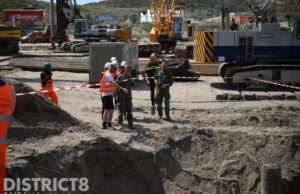 Mogelijke bom opgegraven tijdens bouwwerkzaamheden, blijkt ongevaarlijk Hellingweg Den Haag