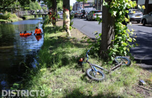 Stepje langs het water zorgt voor inzet brandweer Delfgauwseweg Delft