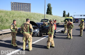 Vrouw gewond na eenzijdig ongeval A4 Den Hoorn