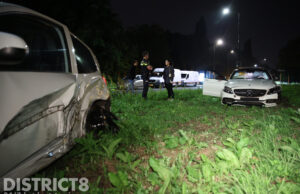 Veel schade na aanrijding Prinses Beatrixlaan Rijswijk