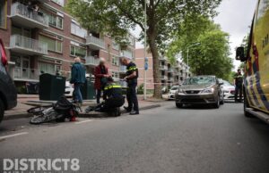 Fietser gewond na aanrijding met auto Lisztstraat Den Haag