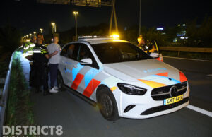 Automobilist aangehouden na eenzijdig ongeval A4 Rijswijk