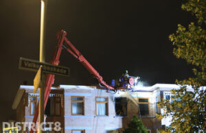 Woning verwoest door uitslaande brand; mogelijk brandstichting Valkenboskade Den Haag