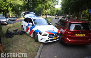 Jongen op fatbike aangereden door politieauto tijdens achtervolging Schaapweg Rijswijk