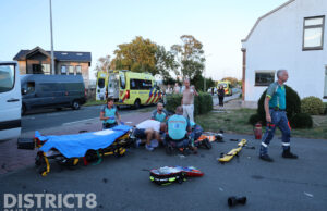 Motorrijder ernstig gewond na ongeval met busje Wateringseweg Poeldijk